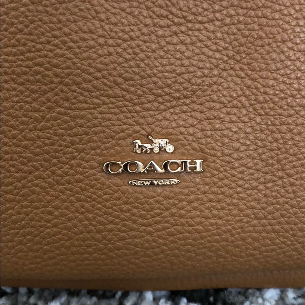 Coach Saddle Pebbled Leather “Charlie” Large Backpack - Picture 3 of 16